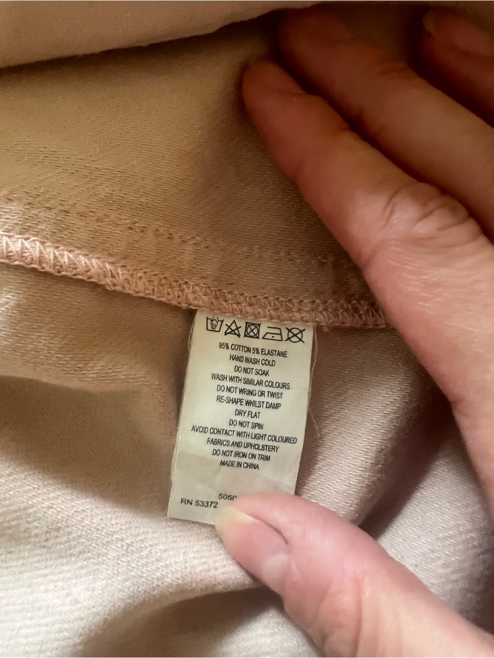 French Connection Pale Pink Cotton Jean Jacket - Picture 3 of 9